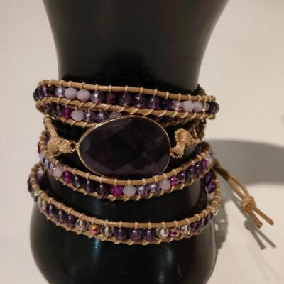 Bracelet amethyste